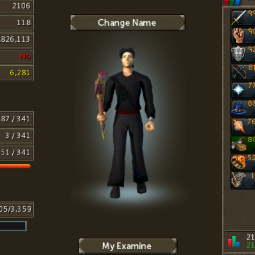 Main | 2106 Total | 4m+ Value | 310 QP | 99 Cooking, 99 Attack, 92 Firemaking, 92 Defence, 91 Woodcutting - cryptrs116 0